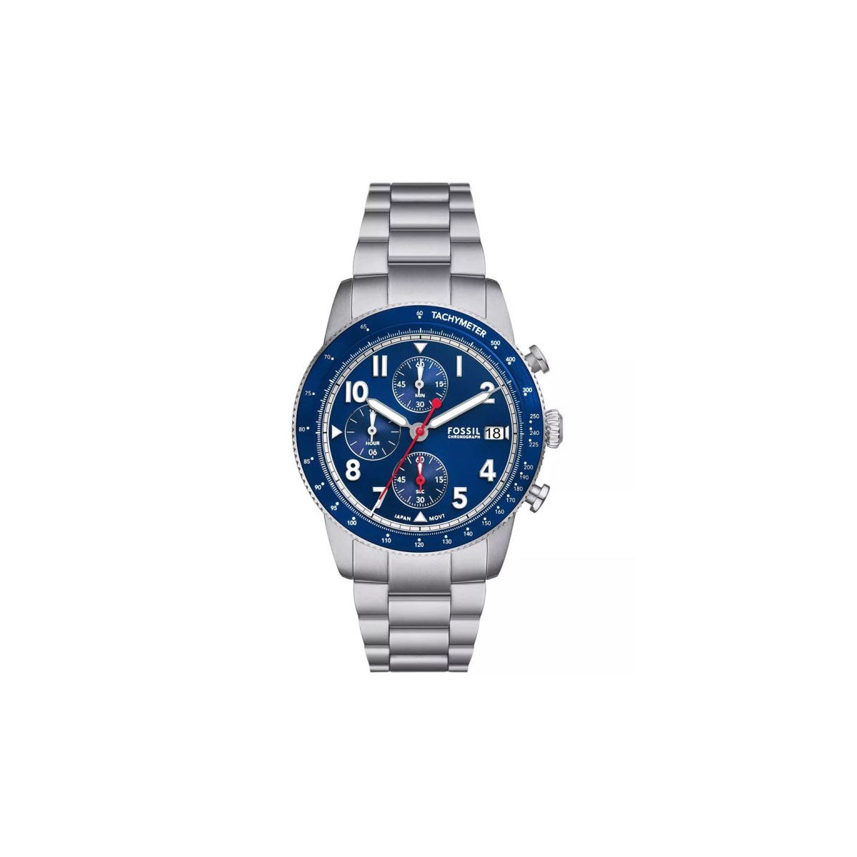 Fossil FS6047 Men’s Watch 42 Mm Silver